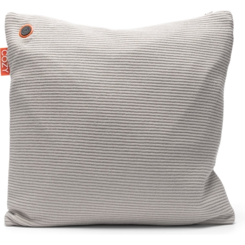 Cozy warmtekussen | Una | Duurzaam&Draadloos | Infrarood | 45x45 cm | Grijs | Knitted | incl grote