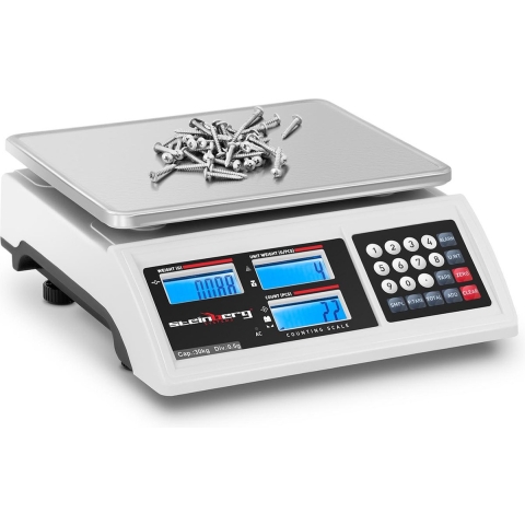 Steinberg Systems - Telweegschaal - 30kg / 0.5 g - batterij 80 uur