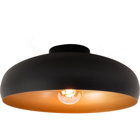 EGLO Mogano Plafondlamp - E27 -Ø 40 cm - Zwart/Koper