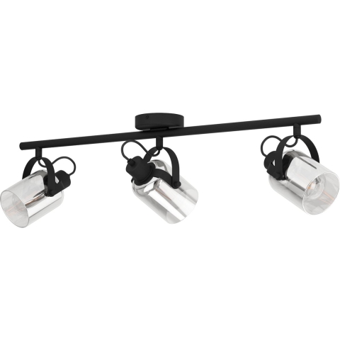 EGLO Berregas Spot - E27 - 77,5 cm - Zwart/Grijs