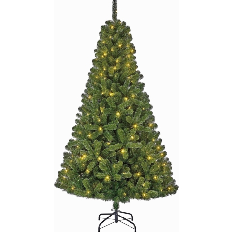 Black Box Trees Charlton Kunstkerstboom met LED Verlichting - H155 xØ91 cm - Groen