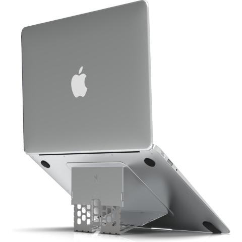 Majextand– Dunste verstelbare Laptopstandaard – Laptopstand – Zilver – 6 posities – Laptopverhoger - MacBook standaard