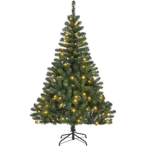 Black Box Trees Bedford Kunstkerstboom met LED Verlichting - H230 xØ130 cm - Groen