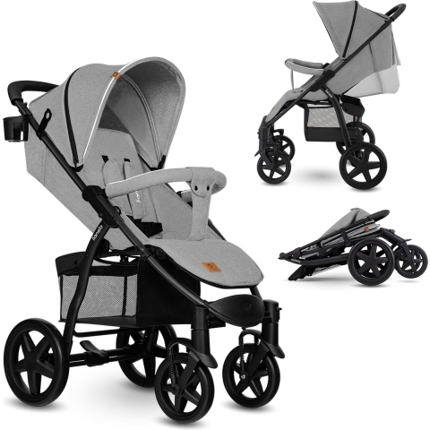 Lionelo Annet Plus - Kinderwagen 2in1 - inklapsysteem - XXL dakje - tot 22 kg