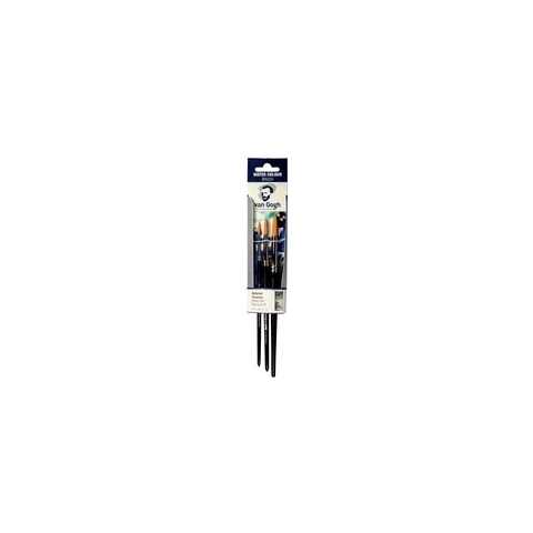 Van Gogh aquarelverf penselenset 191 middel, set met 3 penselen 6 stuks