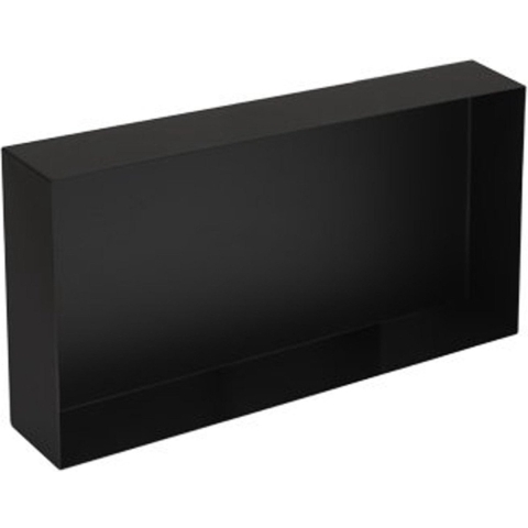 Plieger Inbox Inbouwnis - Opbouwnis - RVS - 60x30x10cm - Matzwart