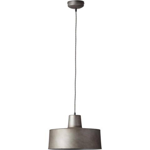 BRILLIANT lamp Nana hanglamp 40cm gebrand staal | 1x A60, E27, 60W, geschikt voor standaardlampen (niet inbegrepen) | Schaal A ++ tot E | In hoogte verstelbaar / kabel inkortbaar