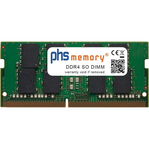 PHS-memory 32 GB RAM-geheugen past bij HP 15-da2011np DDR4 SO DIMM 2666MHz PC4-2666V-S, SP334667, 32 GB - DDR4-2666MHz PC4-2666V-S - SO DIMM