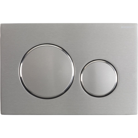 Geberit Sigma 20 bedieningspaneel - geborsteld RVS