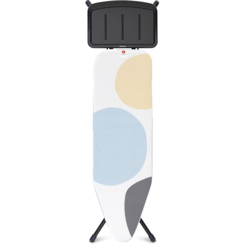 Brabantia Perfect Flow Strijkplank B - voor Stoomgenerator - 124 x 38 cm - Spring Bubbles