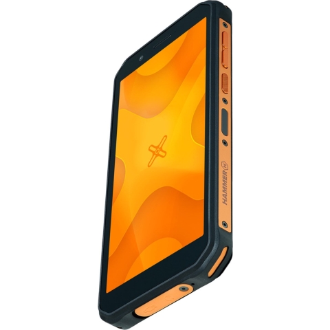Hammer H - Energy X - bouwtelefoon - Android 12 - e-sim - zwart/oranje