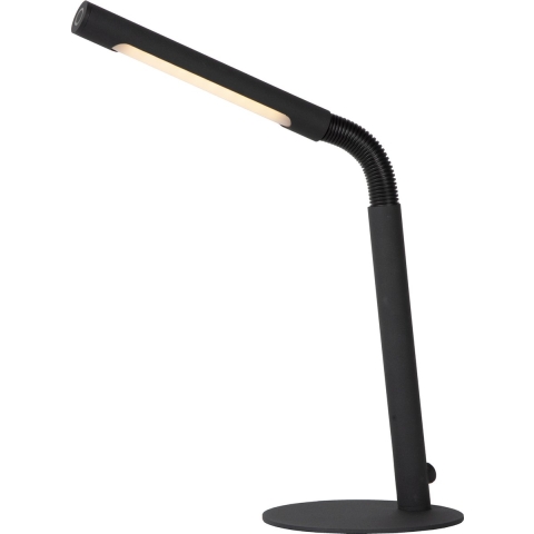 Lucide GILLY - Oplaadbare Bureaulamp - Accu/Batterij - LED Dimb. - 1x3W 2700K - Zwart