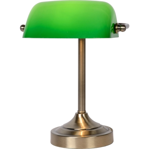 Lucide BANKER - Bureaulamp - 1xE14 - Brons
