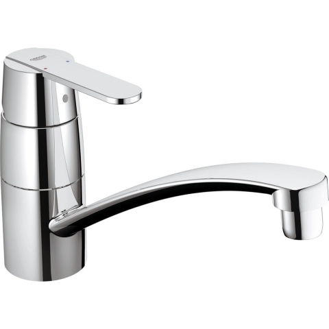 GROHE QuickFix Get Keukenkraan - lage uitloop - chroom