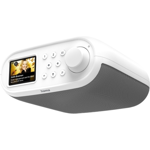 Hama Digitale radio"DIR400", DAB+/internetradio/Bluetooth® RX/app, wit
