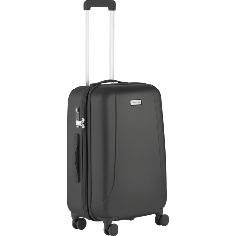 CarryOn Skyhopper Middenmaat Koffer 65Ltr - Reiskoffer 68.5cm met Expander - Zwart