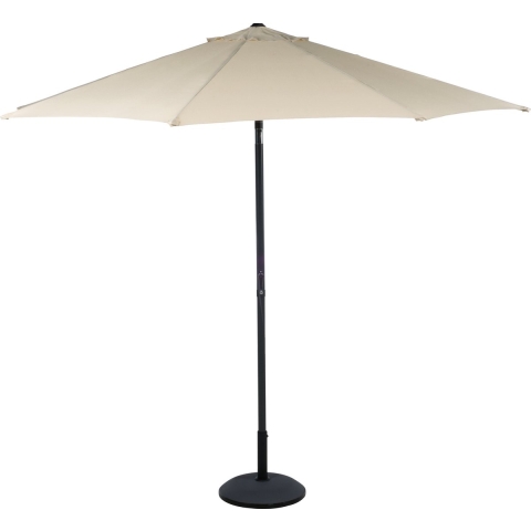 Lifetime Garden Parasol - Zonnescherm voor Balkon en Terras -⌀300 x 300 cm - Rechthoekige Strandparasol - Parasol zonder Standaard - Beige
