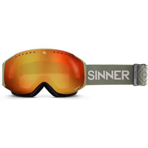 Sinner EMERALD skibril - Mosgroen