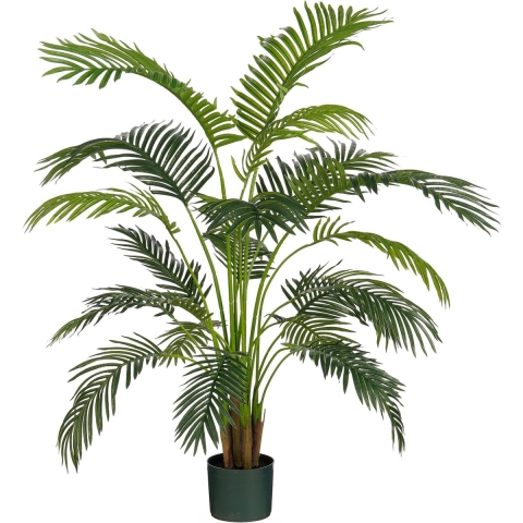 Mica Decorations Kunstplant Areca - 50x50x134 cm - Polypropyleen - Groen