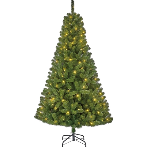 Black Box Trees Charlton Kunstkerstboom met LED Verlichting - H185 xØ115 cm - Groen