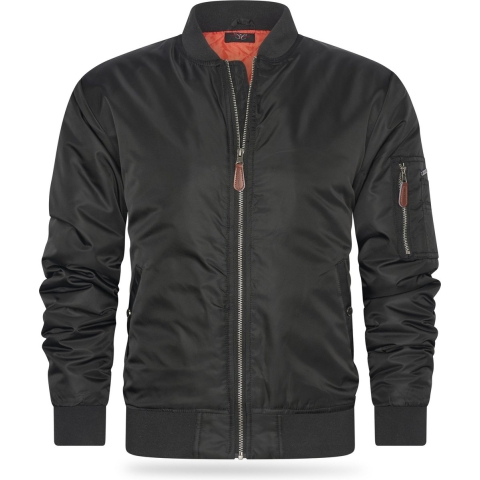 Cappuccino Italia - Heren Jas zomer Navy Seal Jacket Zwart - Zwart - Maat L