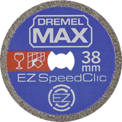 Dremel Max S545 EZ SpeedClic zeer duurzaam diamantzaagblad -ø38 mm harde materialen