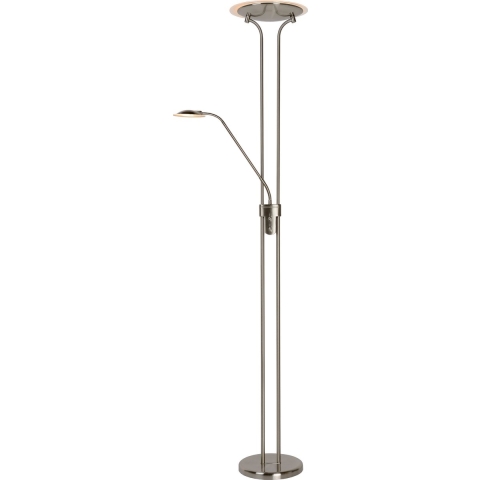 Lucide CHAMPION-LED - Leeslamp -Ø 30 cm - LED Dimb. - 3000K - Mat chroom
