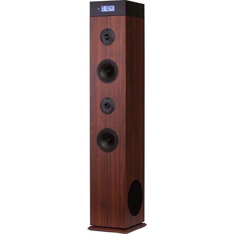Roadstar TSPK-990CDBT retro luidspreker met radio - stereo-installatie - Zwart