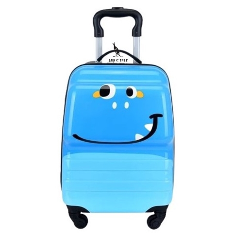 San Vitale® - Lichtgewicht reis koffer - Trolley - Handbagage - Dino - Blauw