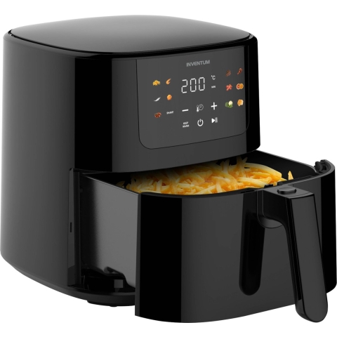 Inventum GF501HLDB - Airfryer - Hetelucht friteuse - 5 liter - 70 tot 200 graden - 1500 watt - Zwart