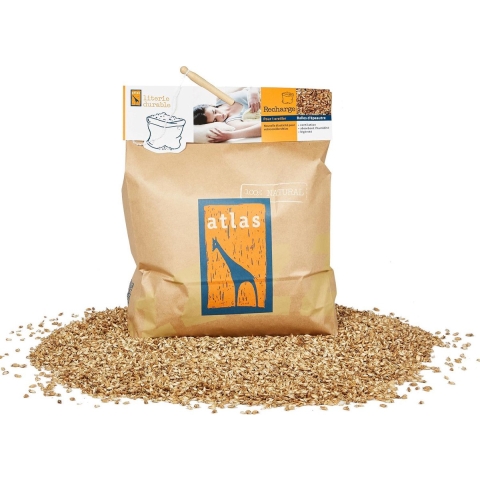 Atlas® Navulling Speltkaf Kussenvulling - 100% Natuurlijk - 2-3 Jaar Gebruik