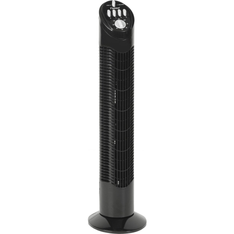 Bestron Torenventilator, Ventilator met 3 snelheidsstanden&75° graden draaifunctie, incl. Timer, h