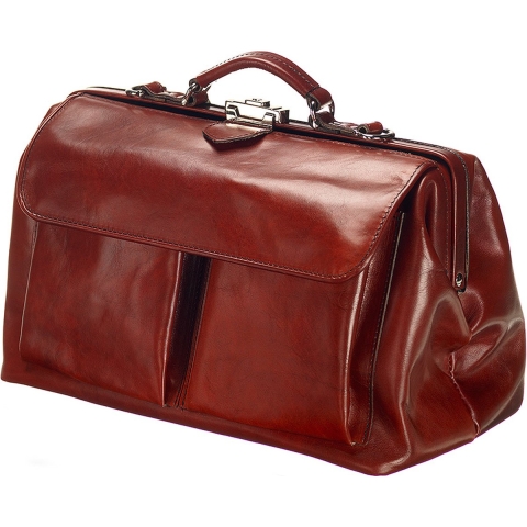 Mutsaers® Leren Dokterstas - The Doctor - Medische Tas - Ecologisch Leer - Kastanje