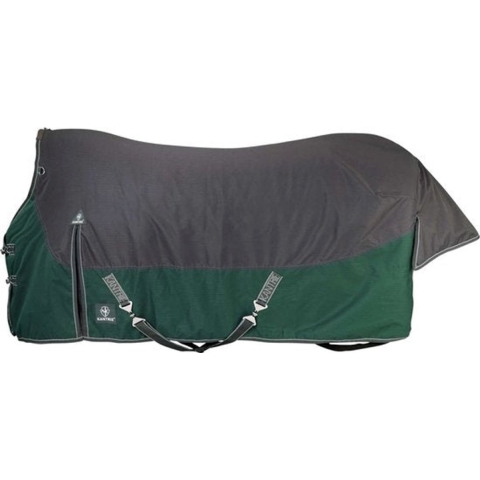 KANTRIE Buitendeken voor Paarden - TX 135 cm - Grijs/ Groen
