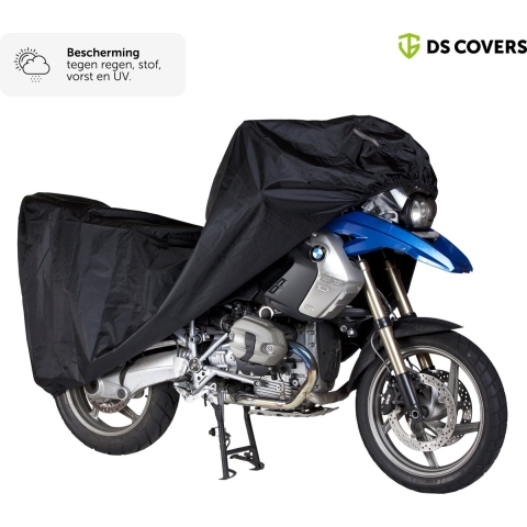 DELTA motorhoes van DS COVERS– Outdoor – Waterdicht – UV bescherming – 300D Oxford – Incl. Opbergzak – Maat XL