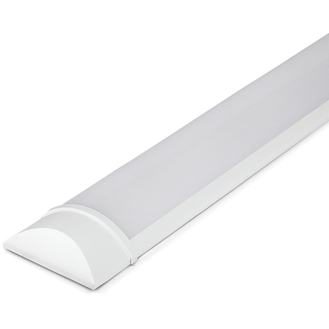 V-TAC VT-8-40 Witte LED TL-beslag - Prismatisch - Samsung - IP20 - 40W - 4200 Lumen - 3000K - 5 Jaar - 120CM