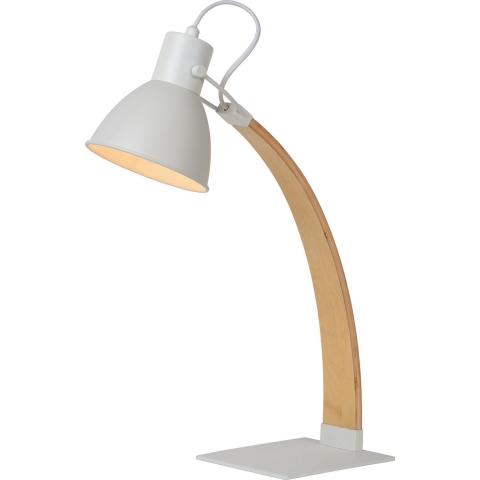 Lucide CURF - Bureaulamp - 1xE27 - Wit