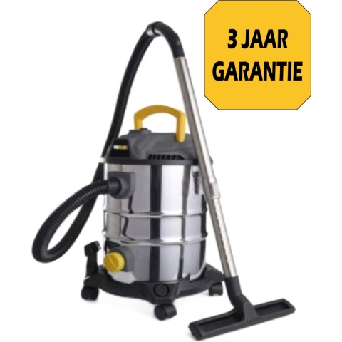 Probuilder Bouwstofzuiger Nat-en Droogzuiger 1400W met Blaasfunctie 25 L Alleszuiger