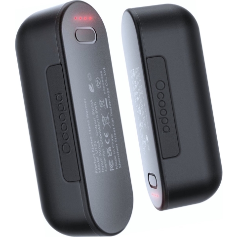 Ocoopa UT2s - Handwarmer (35-55°C) - Zwart