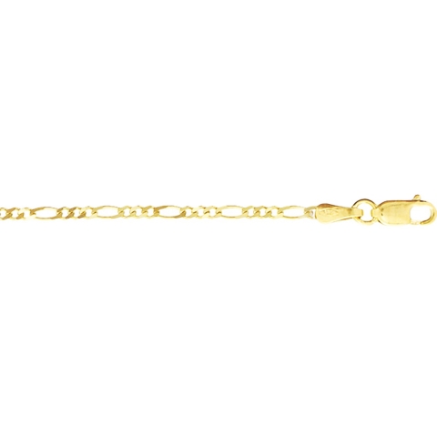 Sparkle14 armband figaro 1,8 mm - Goud