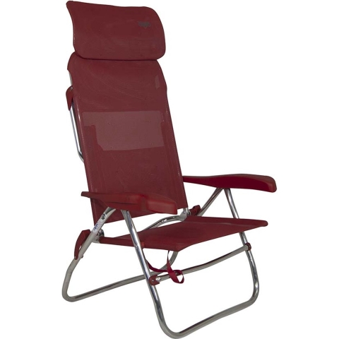 Crespo - Strandstoel - AL/223 - Compact - Rood