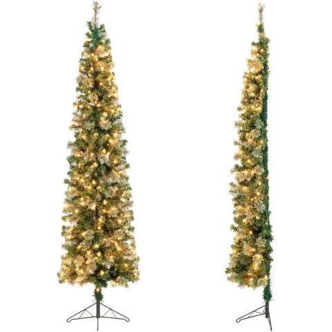 Coast Halve Kunstkerstboom met 150 LED-lampjes -210cm