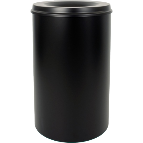 V-part - Vlamdovende papierbak 110 ltr - Steel - zwart