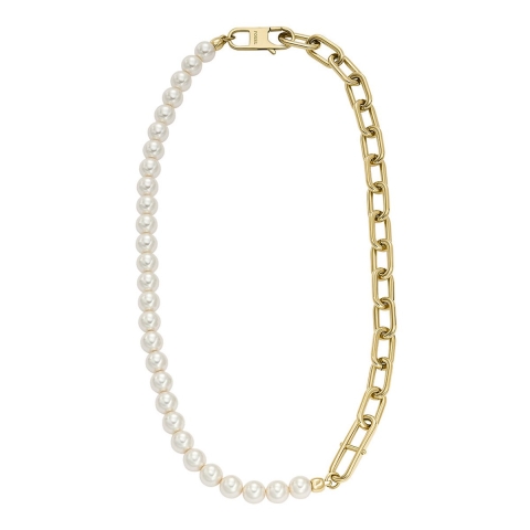 FOSSIL JF04727710 Dames Collier - Goudkleurig