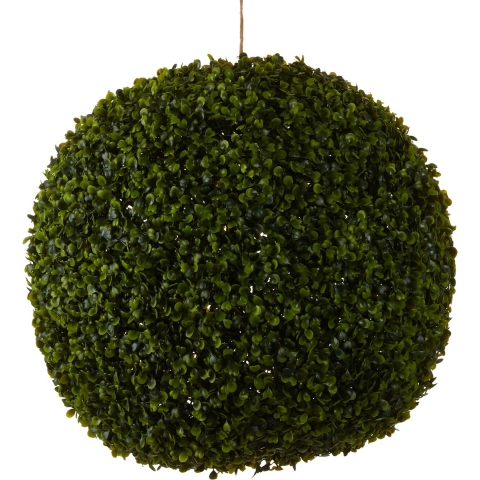 Mica Decorations Buxus Bol Kunstplant voor Buiten Hangend -Ø45 cm - Groen