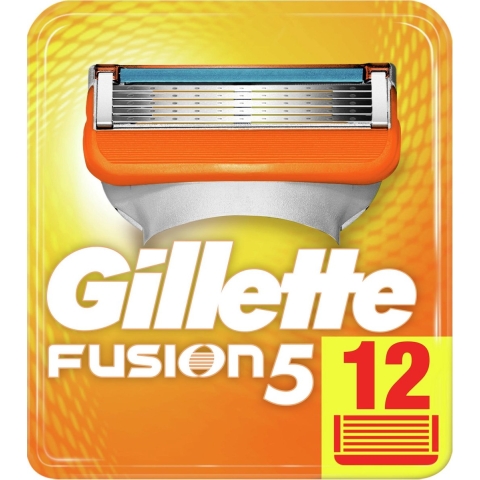 Gillette Fusion 5 Scheermesjes Mannen - 12 Stuks