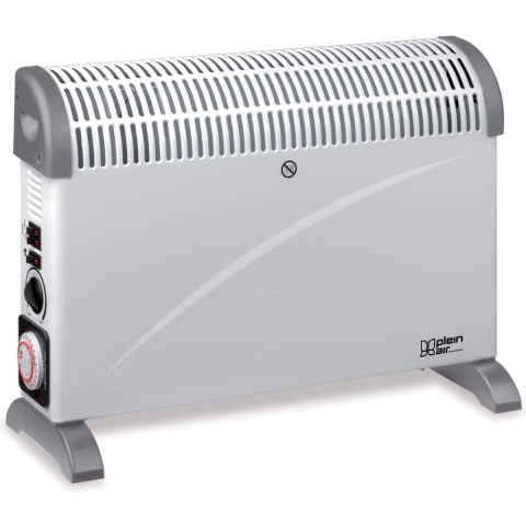 Plein Air Convector Kachel TC-T24: Krachtige en Efficiënte Verwarming - 2000W, 3 Standen, Wit