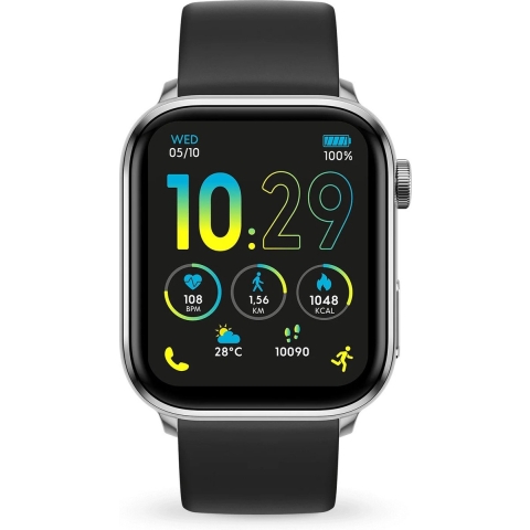 Ice Watch ICE smart 3.0 - Silver - Black 024301 Horloge - Siliconen - Zwart -Ø 40 mm