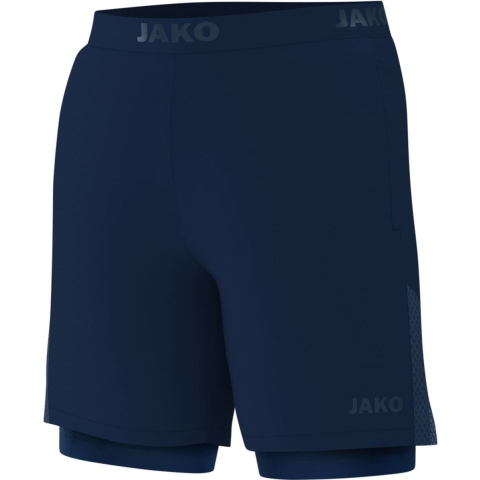 JAKO 6276 2-In-1 Short Power - Marine - XL