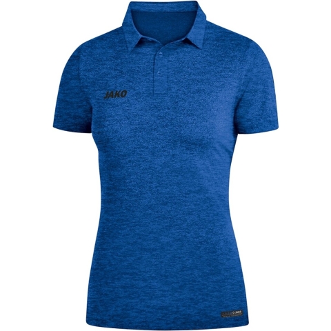 JAKO 6329D Polo Premium Basics Dames - Royal Gemeleerd - 44